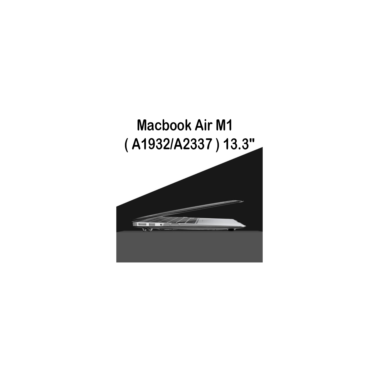 Чехол для ноутбука BeCover 13.3" Macbook Air M1 A1932/A2337 PremiumPlastic Black (708881) изображение 9