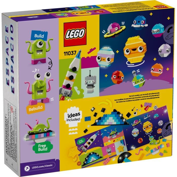 Конструктор LEGO Classic Творческие космические объекты 450 деталей (11037) изображение 12