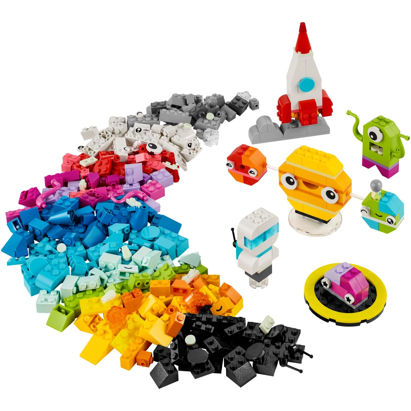Конструктор LEGO Classic Творчі космічні обʼєкти 450 деталей (11037) зображення 2