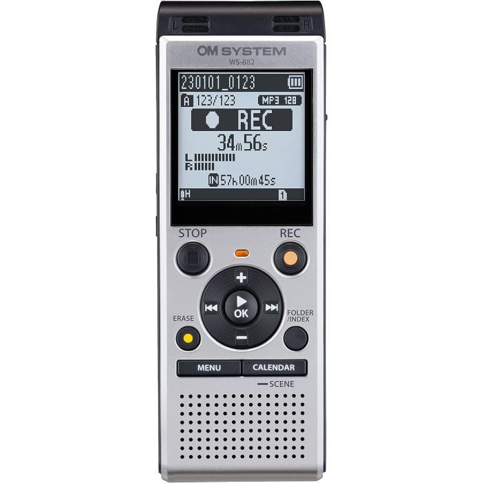 Цифровой диктофон Olympus OM SYSTEM WS-882 Silver (4GB) (V420330SE000)