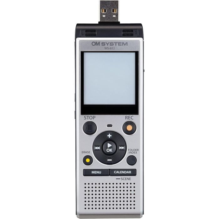 Цифровой диктофон Olympus OM SYSTEM WS-882 Silver (4GB) (V420330SE000) изображение 2