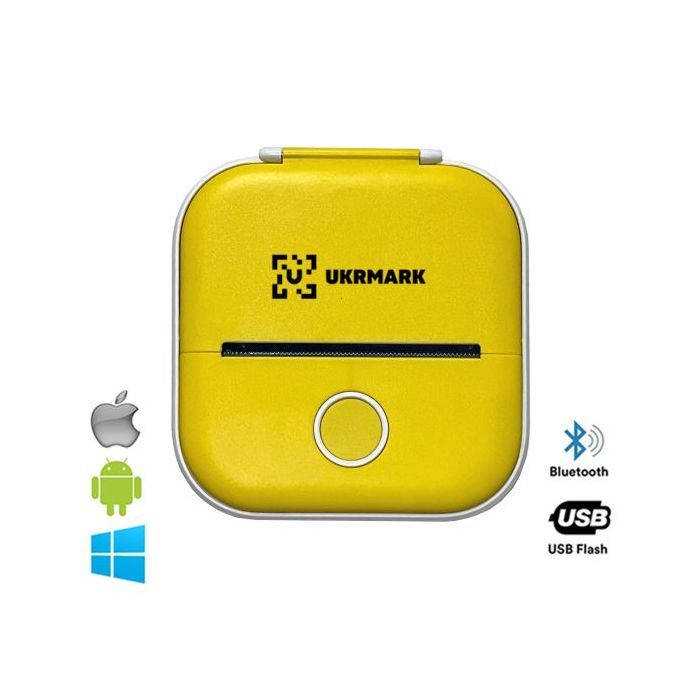 Принтер чеків UKRMARK P02WT Bluetooth, білий (900887)