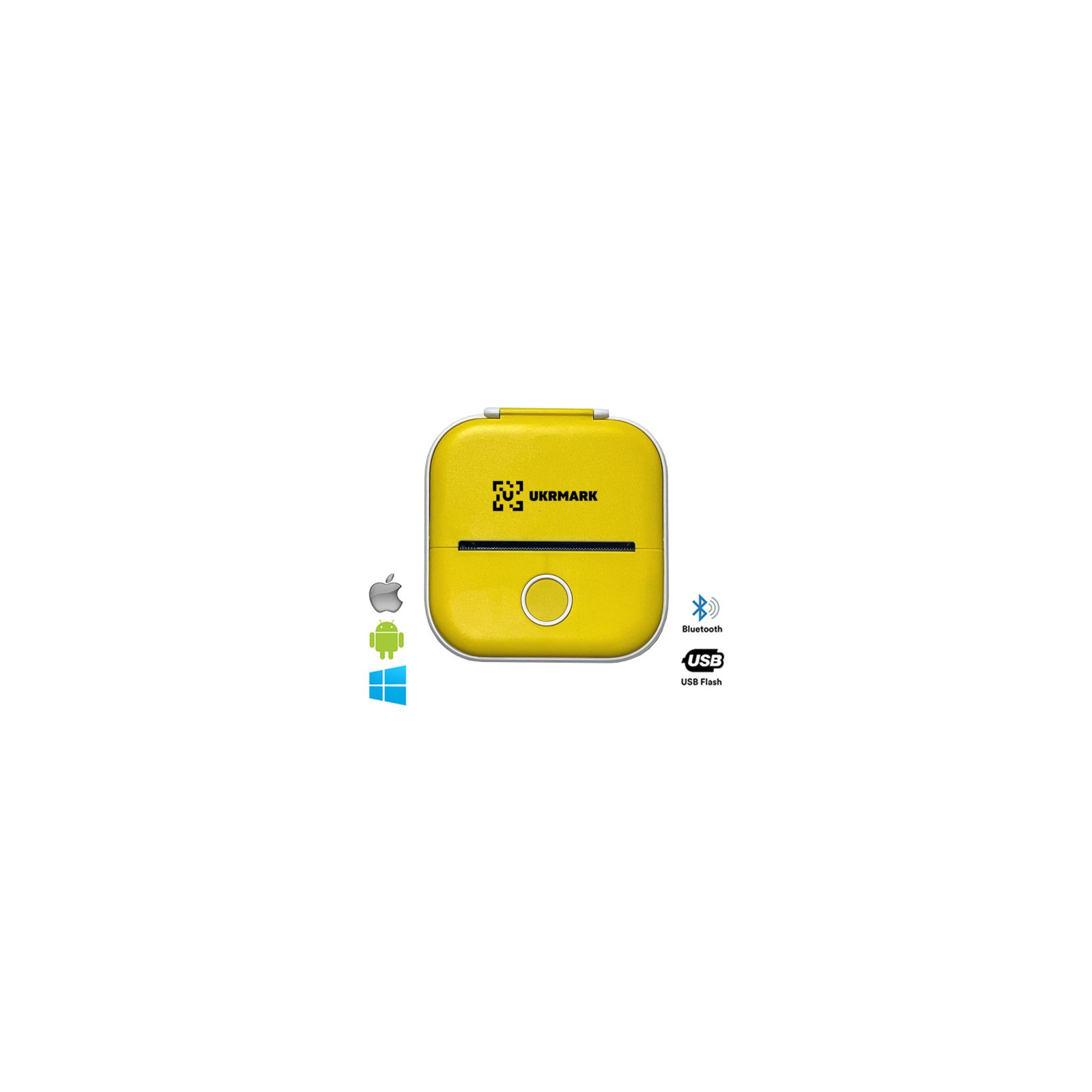 Принтер чеков UKRMARK P02YL Bluetooth, желтый (00937)