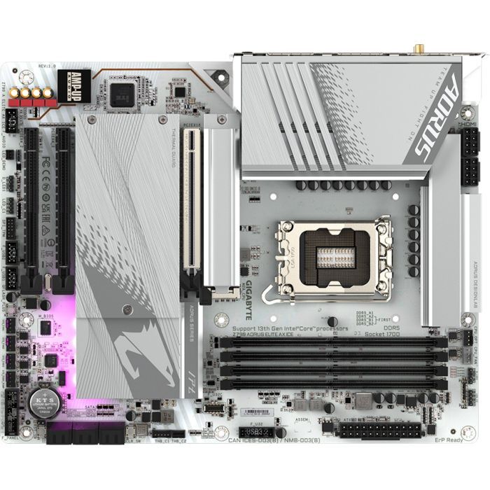Материнська плата GIGABYTE Z790 AORUS ELITE AX ICE (Z790 A ELITE AX ICE) зображення 2