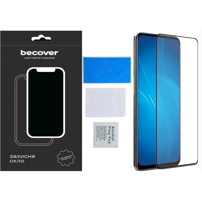 Стекло защитное BeCover Infinix Smart 8 Plus (X6526) Black (710652) изображение 4