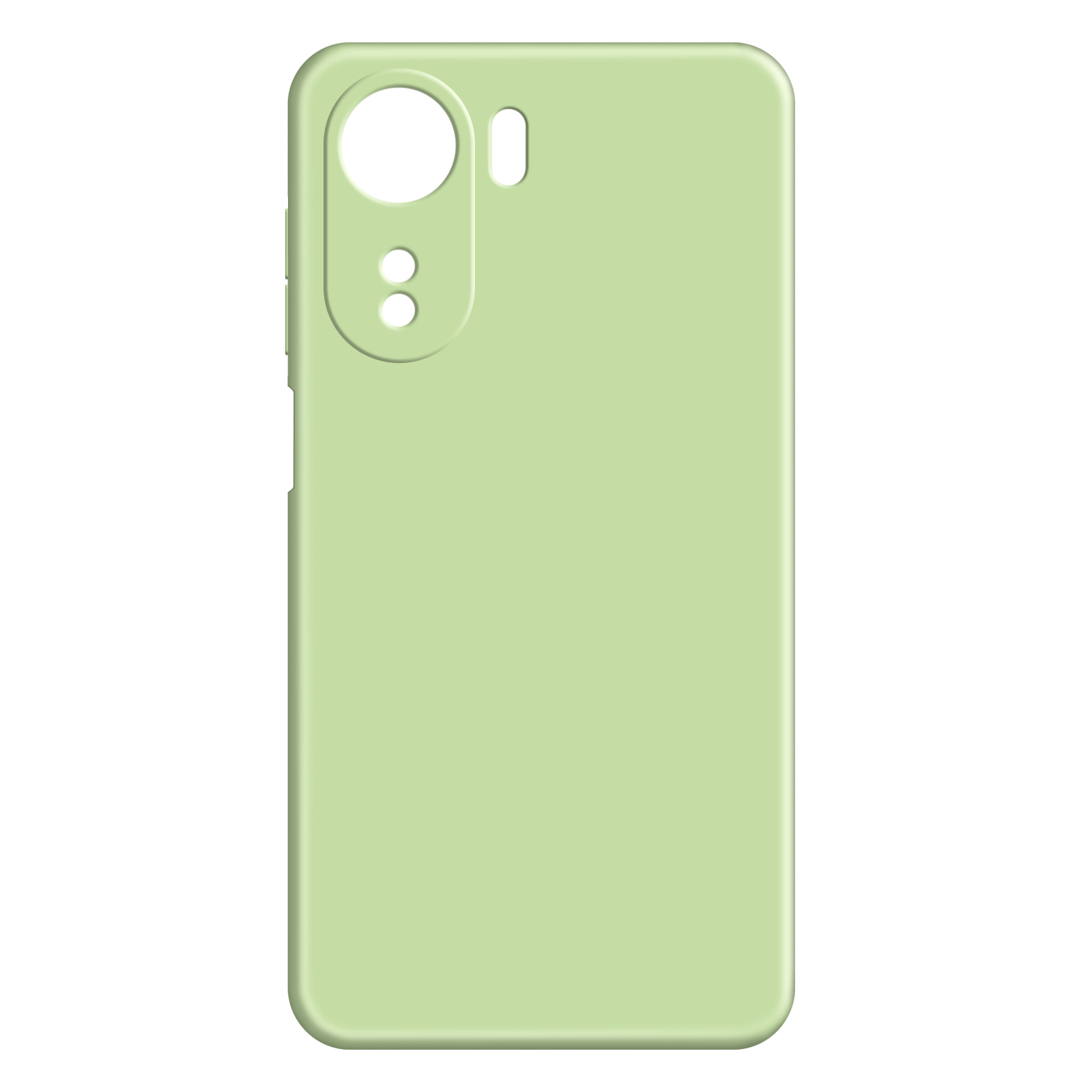 Чехол для мобильного телефона MAKE Xiaomi Redmi 13C/Poco C65 Silicone Light Green (MCL-XR13C/PC65LG)