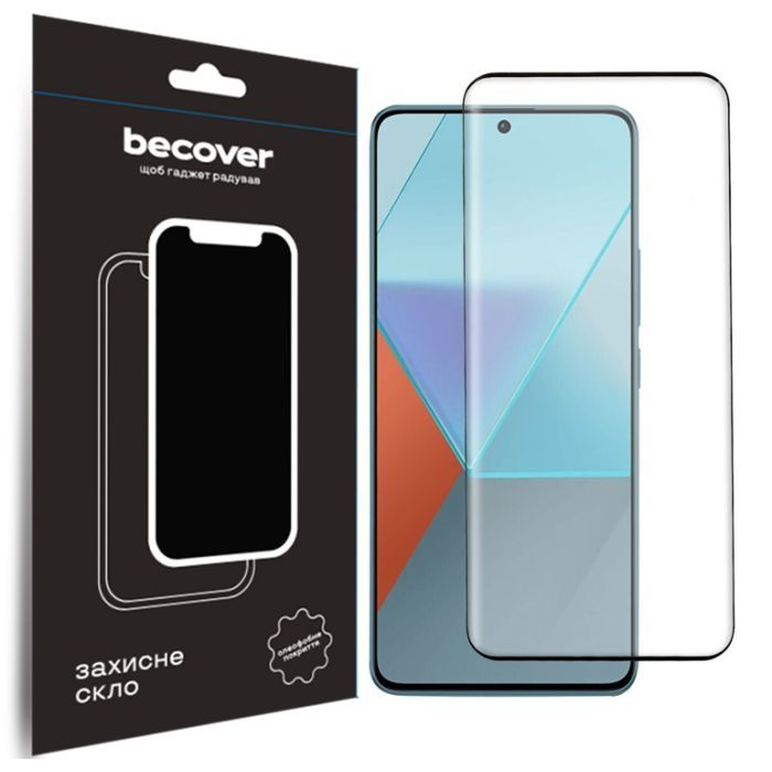 Скло захисне BeCover Xiaomi Redmi Note 13 Pro Plus 5G Black (710655)
