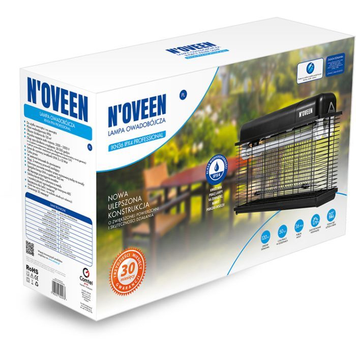 Інсектицидна лампа N'oveen IKN36 (RL074367) зображення 2