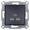 USB розетка Schneider Electric ASFORA USB 2,1A (EPH2700271)