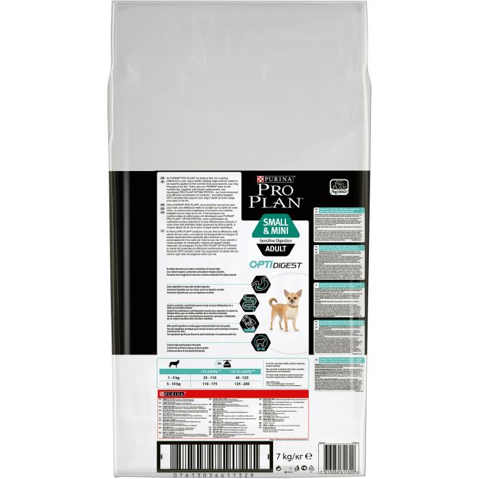 Сухий корм для собак Purina Pro Plan Small&Mini Sensitive Digestion зі смаком ягняти 7 кг (7613036611329) зображення 2