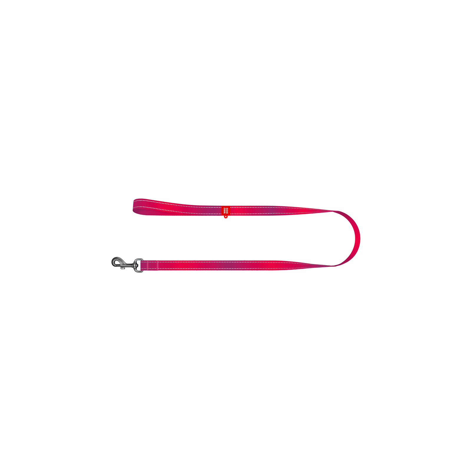 Поводок для собак WAUDOG Nylon Mono, светоотражающий L-XXL розовый (52197) изображение 3