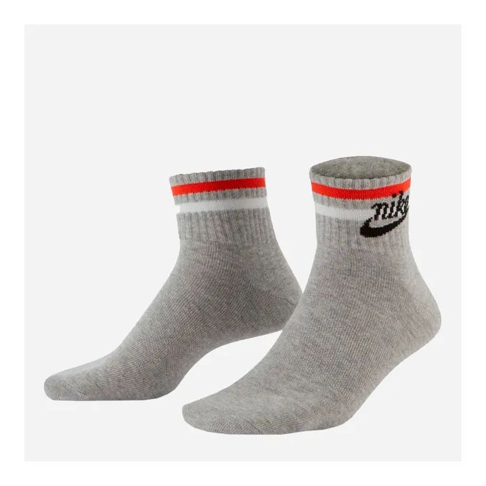 Носки Nike U NK NSW EVERYDAY ESSENTIAL AN 3PR DA2612-050 34-38 3 пари Сірі (194958590932) изображение 2