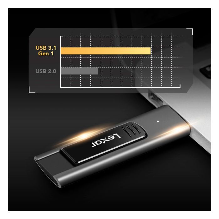 USB флеш накопитель Lexar 256GB JumpDrive M900 USB 3.1 (LJDM900256G-BNQNG) изображение 9