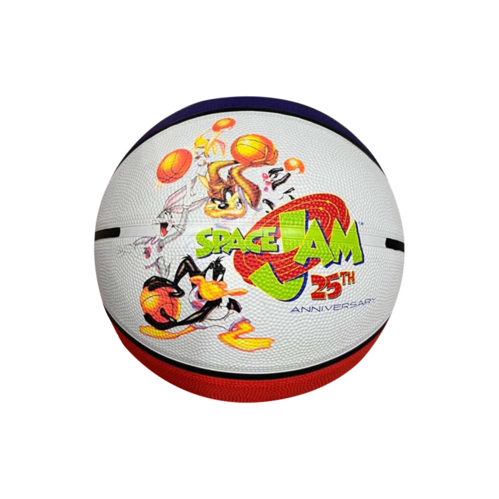 Мяч баскетбольный Spalding Space Jam 25TH Anniversasy Tune Squad білий, червоний Уні 7 84687Z (689344416618)