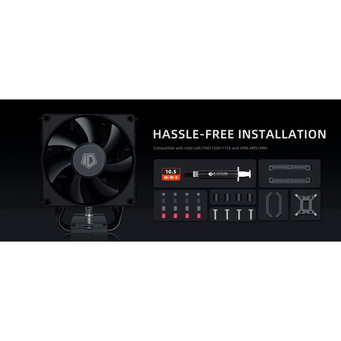 Кулер для процессора ID-Cooling FROZN A400 Black изображение 11