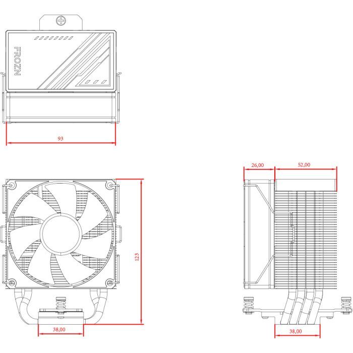 Кулер для процессора ID-Cooling FROZN A400 Black изображение 9