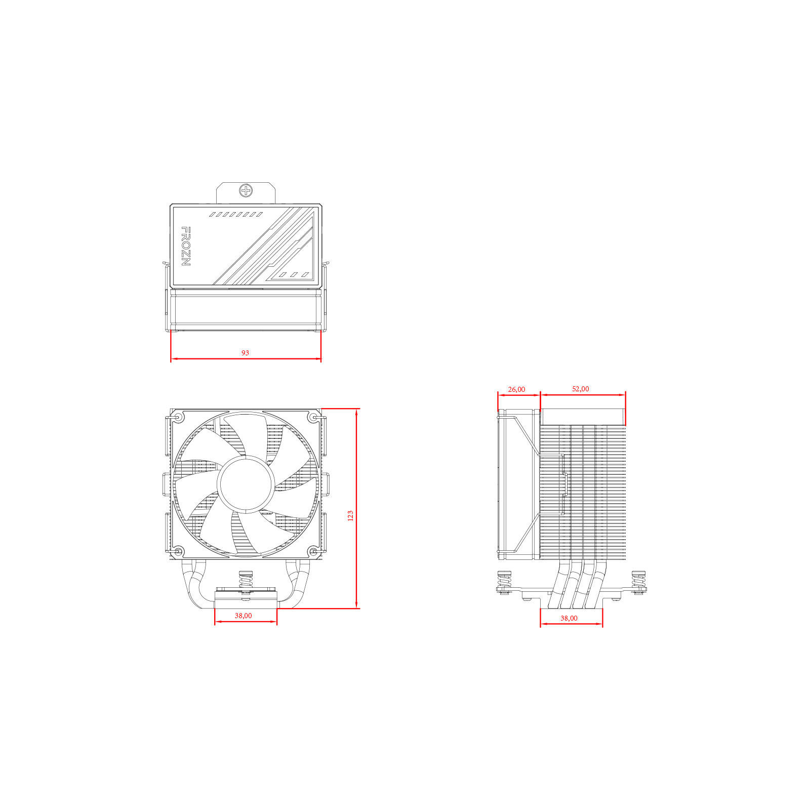 Кулер до процесора ID-Cooling FROZN A400 Black зображення 9