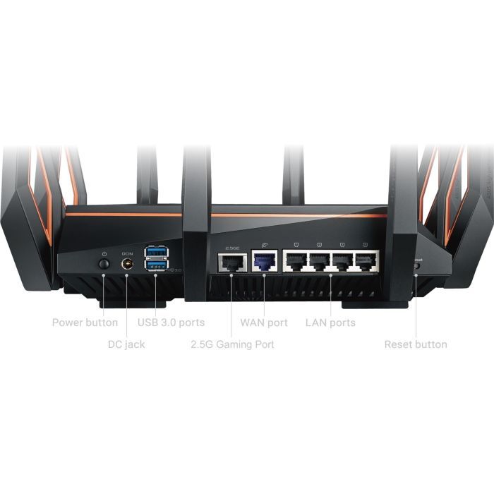Маршрутизатор ASUS GT-AX11000 (90IG04H0-MU9G00) изображение 11