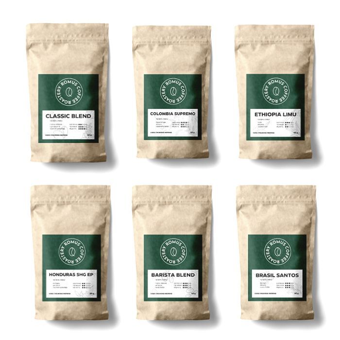 Кофе Romus Coffee Roastery Дегустационный набор 6 видов (молотый) (313125)
