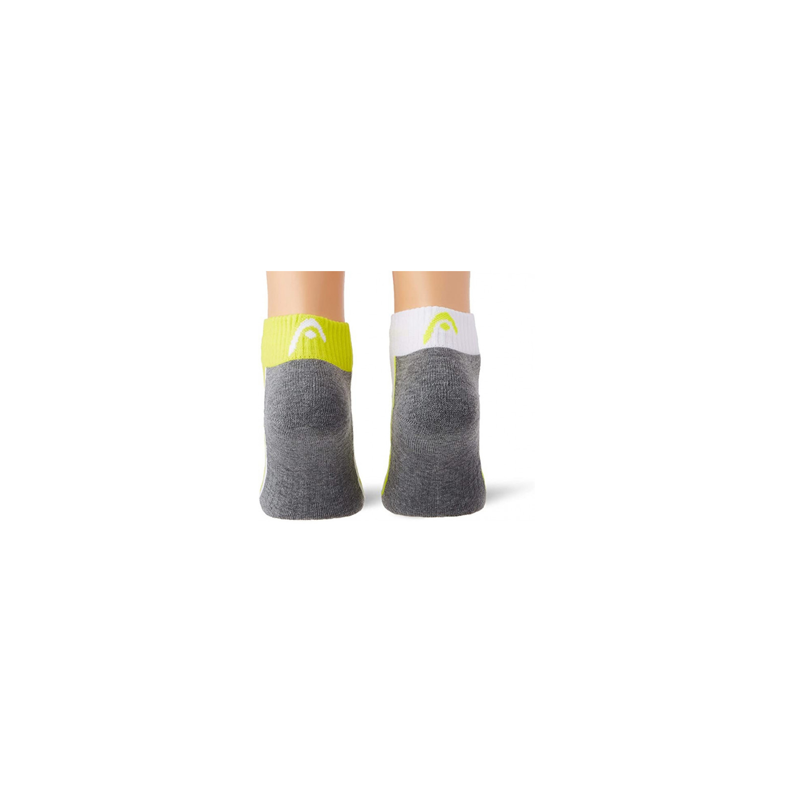 Шкарпетки Head Qperformance Quarter 791019001-004 2 пари Жовтий/Сірий/Білий 39-42 (8720245076371) зображення 4