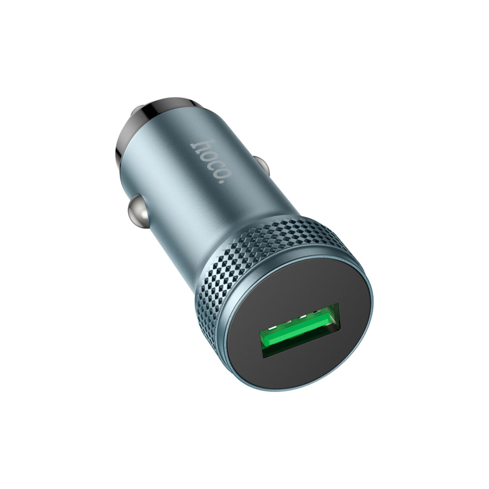 Зарядное устройство HOCO Z49A Level USB Metal Gray (6931474795731) изображение 2