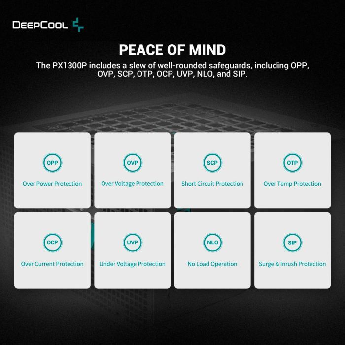 Блок питания Deepcool 1300W PX1300P (R-PXD00P-FC0B-EU) изображение 12