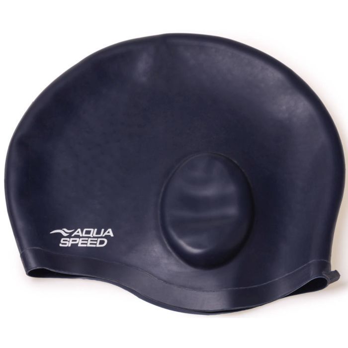Шапка для плавания Aqua Speed Ear Cap Comfort 9895 289-22 темно-синій OSFM (5908217698957)