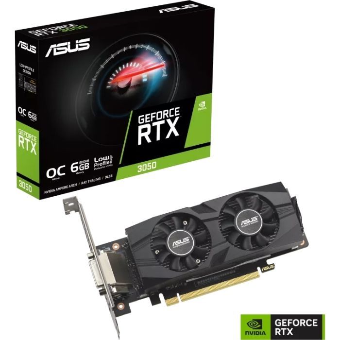 Видеокарта ASUS GeForce RTX3050 6Gb OC LP BRK (RTX3050-O6G-LP-BRK) изображение 7