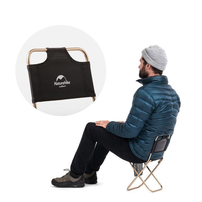 Стілець складаний Naturehike MZ01 NH18M001-Z хакі (6927595733813) зображення 3