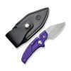 Нож Civivi Typhoeus Fixed Blade Stonewash Purple G10 (C21036-2) изображение 2