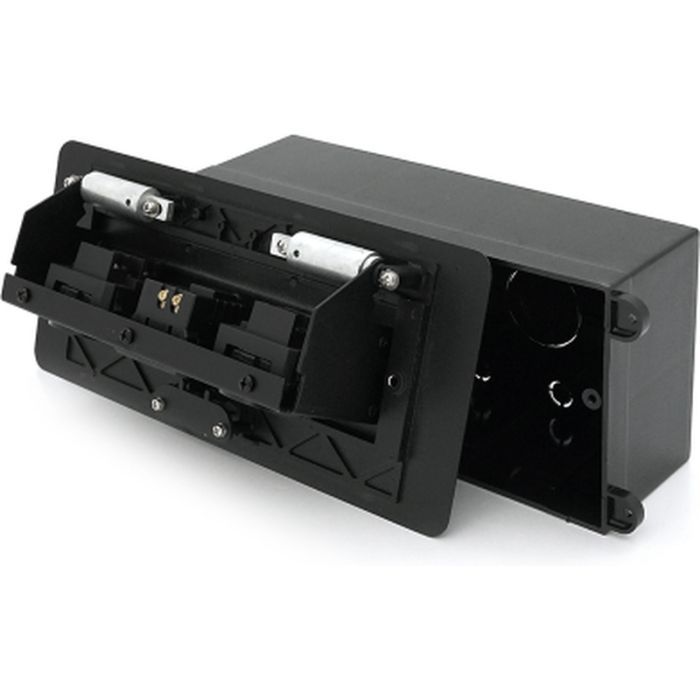 Розетка Voltronic J29L, две розетки + 2*USB, напольная, выдвижная (20011) изображение 3