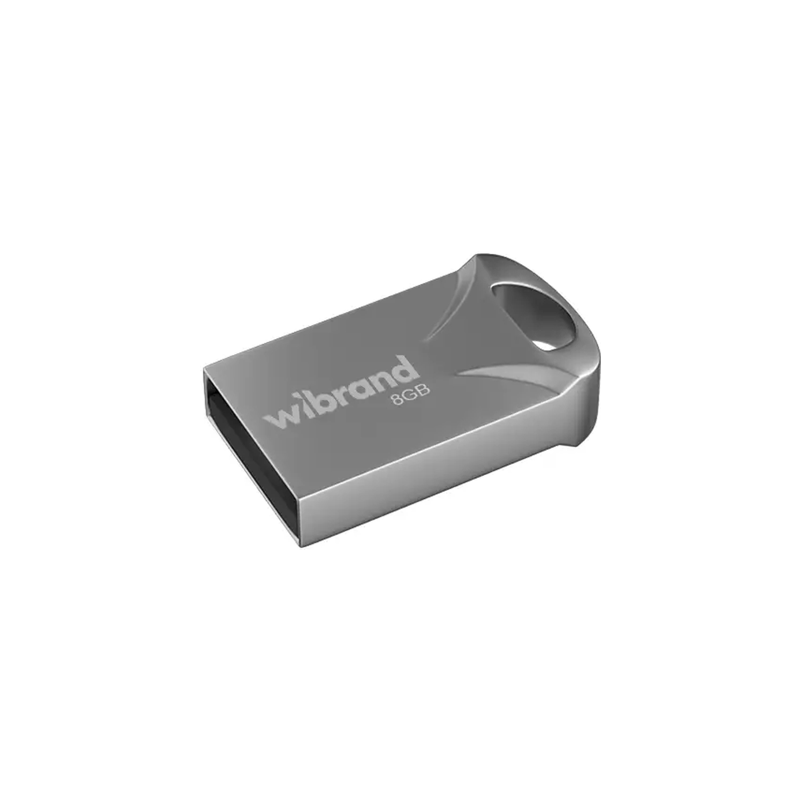 USB флеш накопитель Wibrand 4GB Hawk Silver USB 2.0 (WI2.0/HA4M1S)