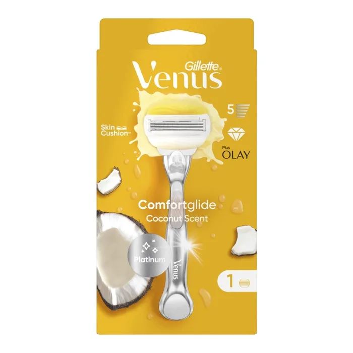 Бритва Gillette Venus ComfortGlide Olay с кокосом с 1 сменным картриджем (7702018339877) изображение 2