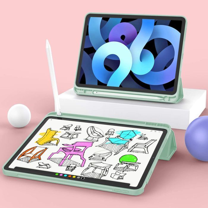 Чохол до планшета BeCover Tri Fold Hard TPU Apple iPad Air 4 10.9 2020/2022 Light Blue (706752) (706752) зображення 4