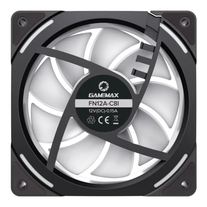 Кулер для корпуса Gamemax FN12A-C8I изображение 4