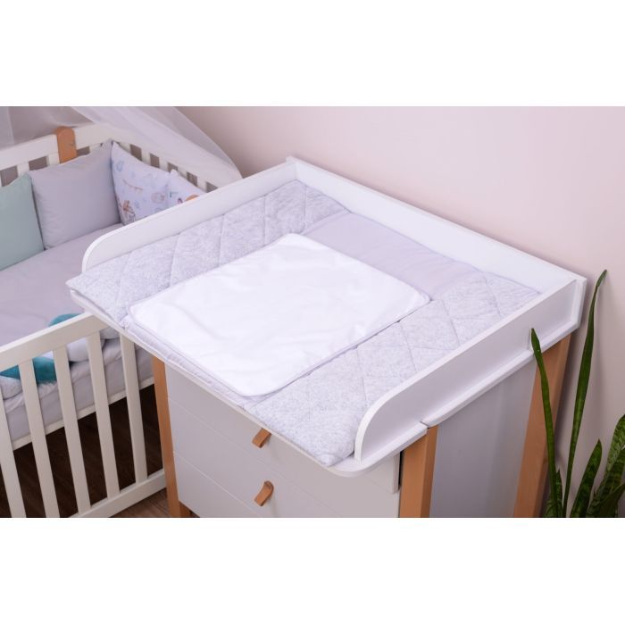 Пеленальный матрасик Верес Velour Grey melange 72х80 см (429.3) изображение 3