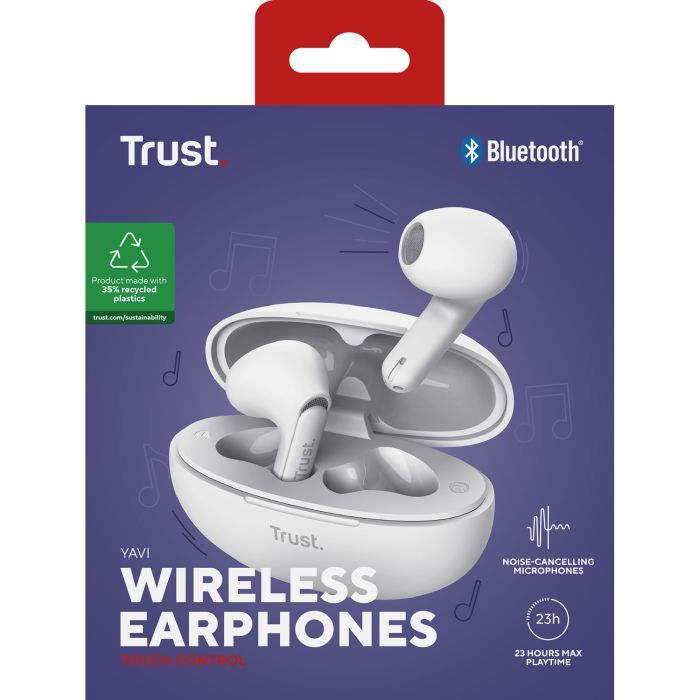 Наушники Trust Yavi Earphones White (25173) изображение 10