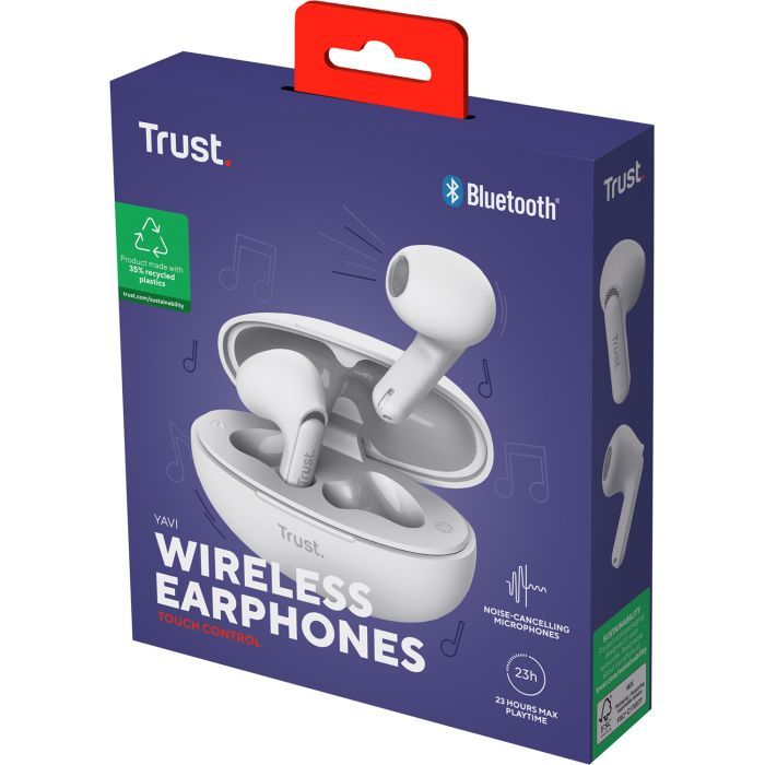 Наушники Trust Yavi Earphones White (25173) изображение 11