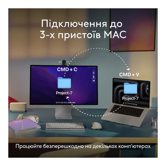 Мышка Logitech MX Anywhere 3S для MAC Wireless Space Grey (910-006947) изображение 7