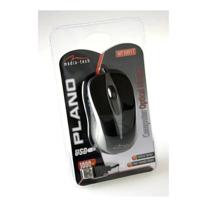 Мышка Media-Tech Plano USB Black (MT1091K) изображение 3