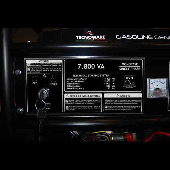 Генератор TECNOWARE FGE7800E 5.5kW, электростарт (FGE7800E) изображение 2