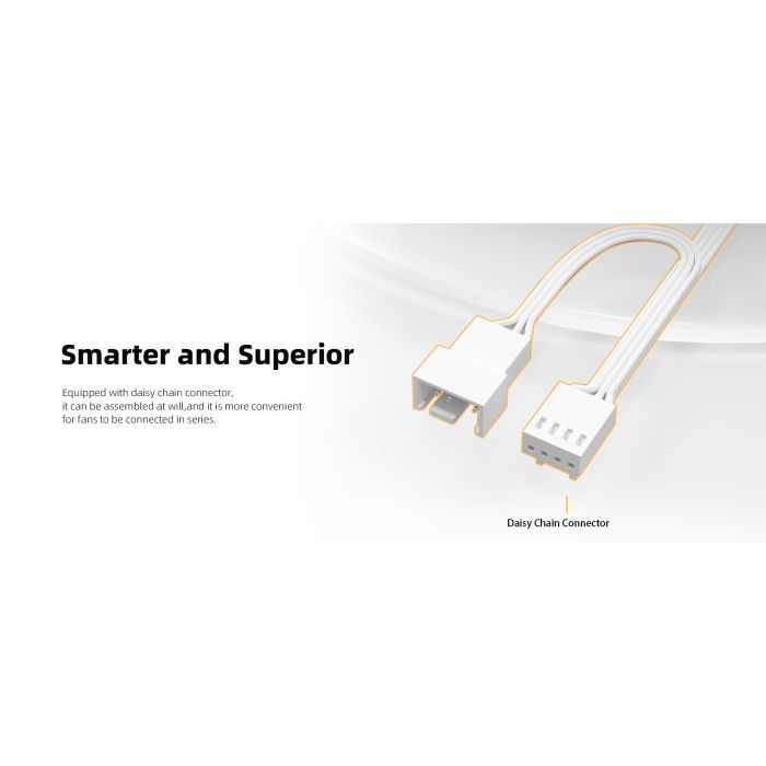 Кулер для корпуса ID-Cooling Вентилятор ID-Cooling AS-120-W (AS-120-W) изображение 10