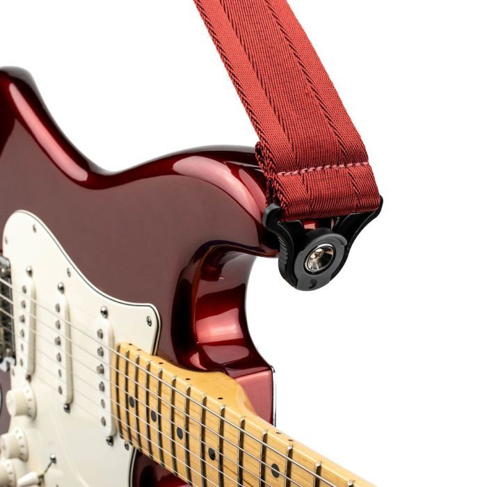 Ремень для гитары D'Addario Auto Lock Guitar Strap Blood Red (50BAL11) изображение 2