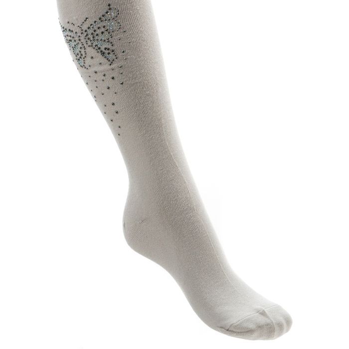 Колготки детские BNM с бабочками со стразами (M0C0302-1172-7G-gray) изображение 3