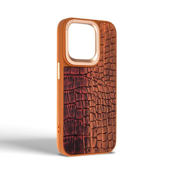 Чехол для мобильного телефона Harder Glamorous Croco Apple iPhone 15 Pro Magma (ARM76764) изображение 2