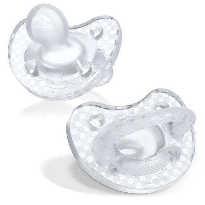 Пустышка Chicco Physioforma Crystal силиконовая от 6 до 16 месяцев 2 шт (73087.31) изображение 2