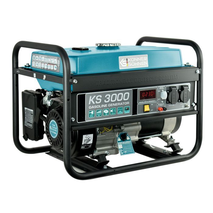 Генератор Konner&Sohnen KS 3000, 230В, 3kW, 13.04А, ручний запуск, 41.5кг (KS3000) зображення 2