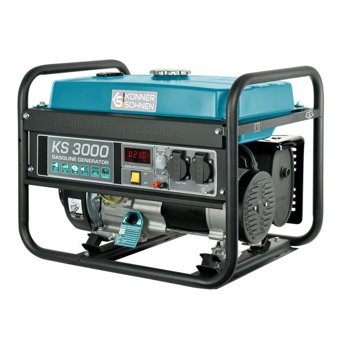 Генератор Konner&Sohnen KS 3000, 230В, 3kW, 13.04А, ручний запуск, 41.5кг (KS3000) зображення 3