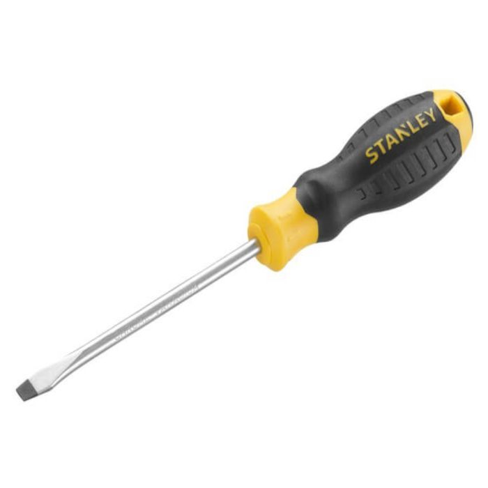 Отвертка Stanley Cushion Grip, SL 5.5x100мм, с расширяющимся жалом. (STHT16146-0)