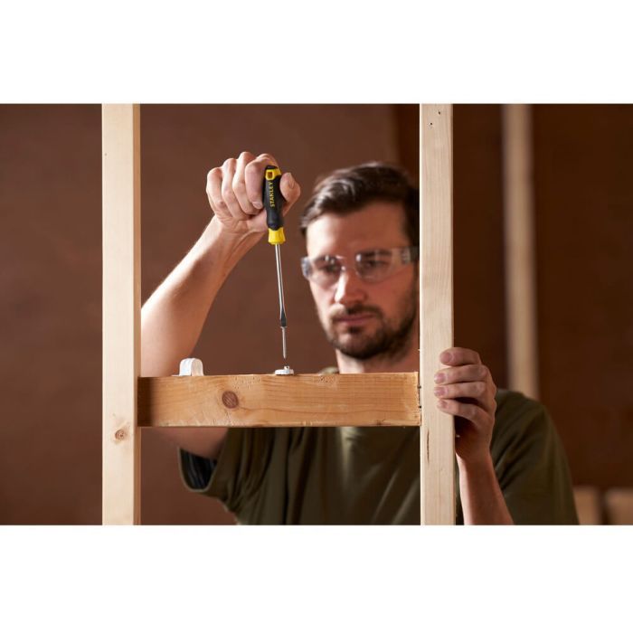 Отвертка Stanley Cushion Grip, SL 5.5x100мм, с расширяющимся жалом. (STHT16146-0) изображение 3